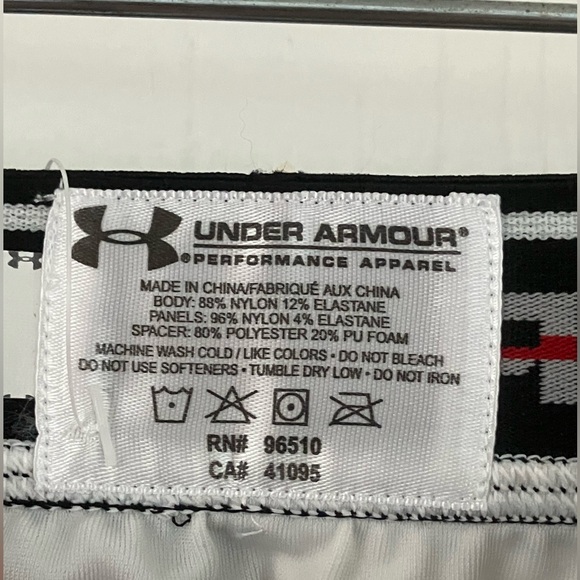 NWT Under Armour MPZ Baseball Protective Gear Mens Large White Padded Shorts - Picture 5 of 7